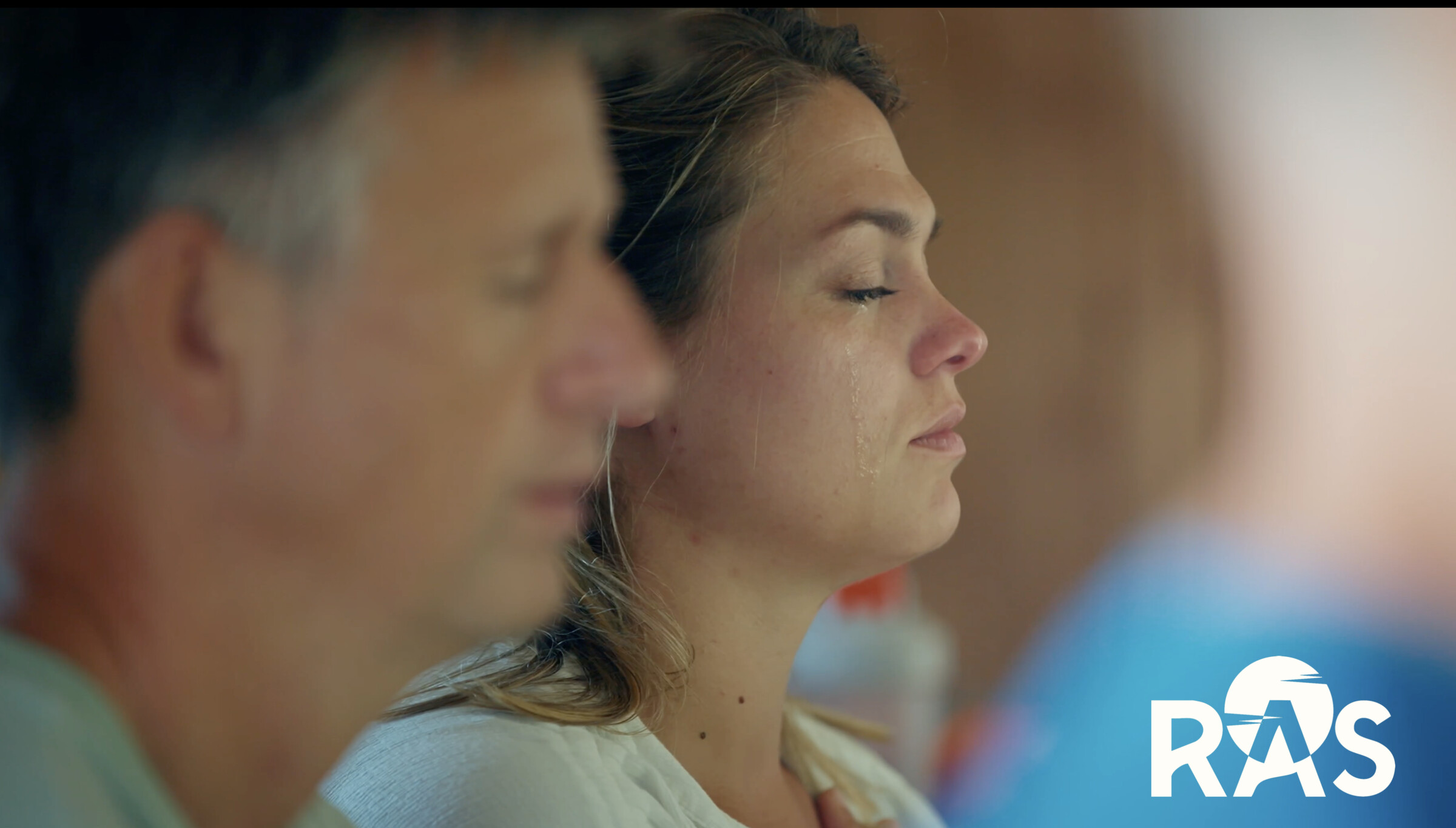 Deelneemster tijdens een sessie over stress en veerkracht bij RAS PTC